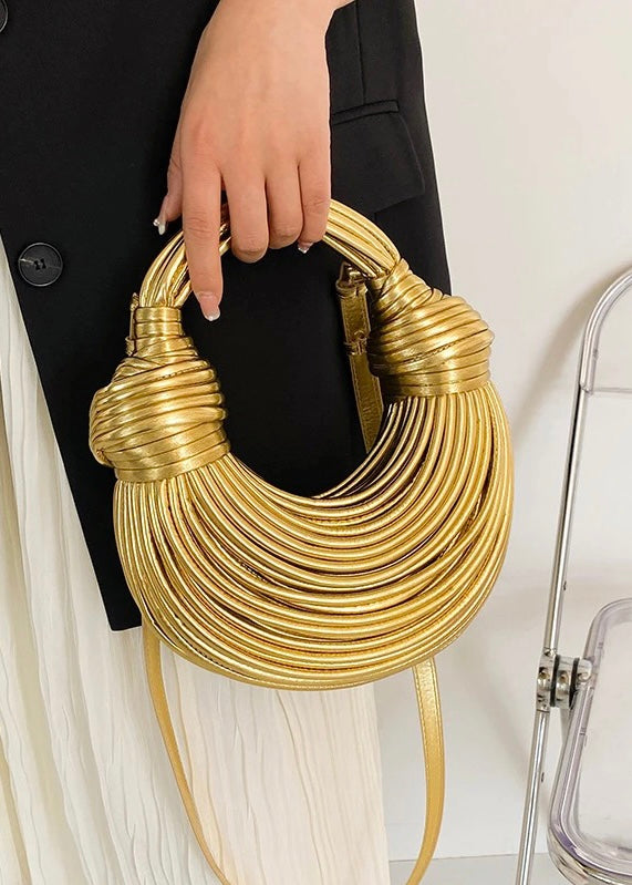 The Finer Things Double Knot Bag - Gold