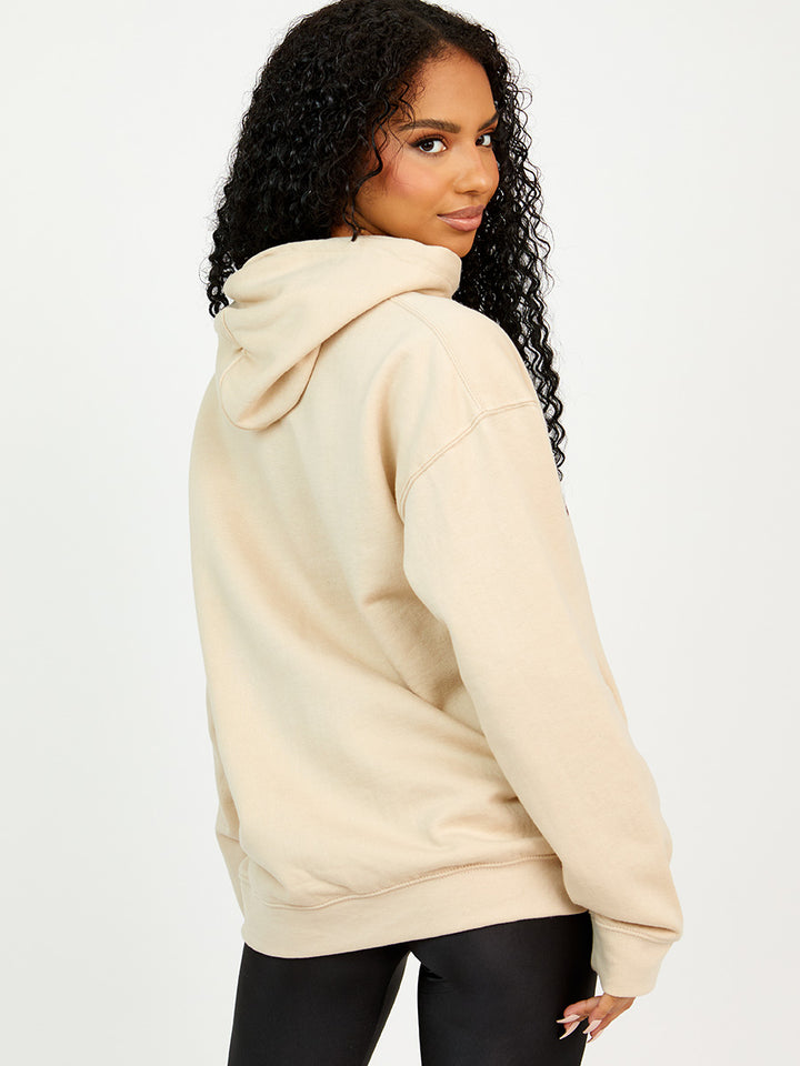 Curiosity Graphic Hoody - Beige