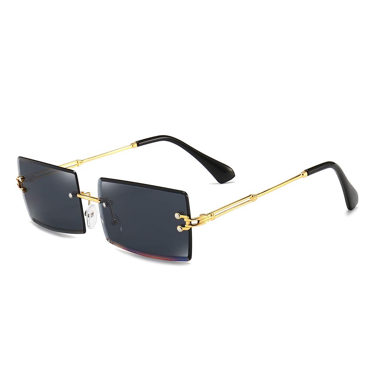 M10882 Rhinestone Rimless Square Wholesale Fashion Sunglasses - Frontier  Fashion, Inc.