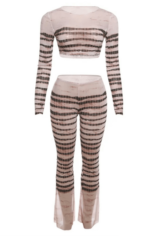 Coming For Everything Mesh Pants Set