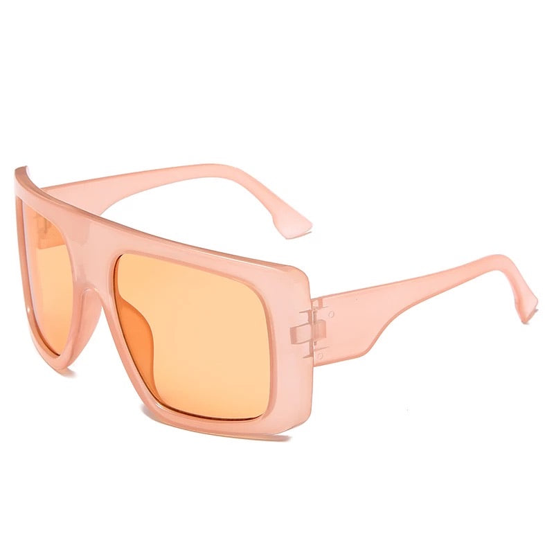 Boujee Oversized Sunglasses - Pink