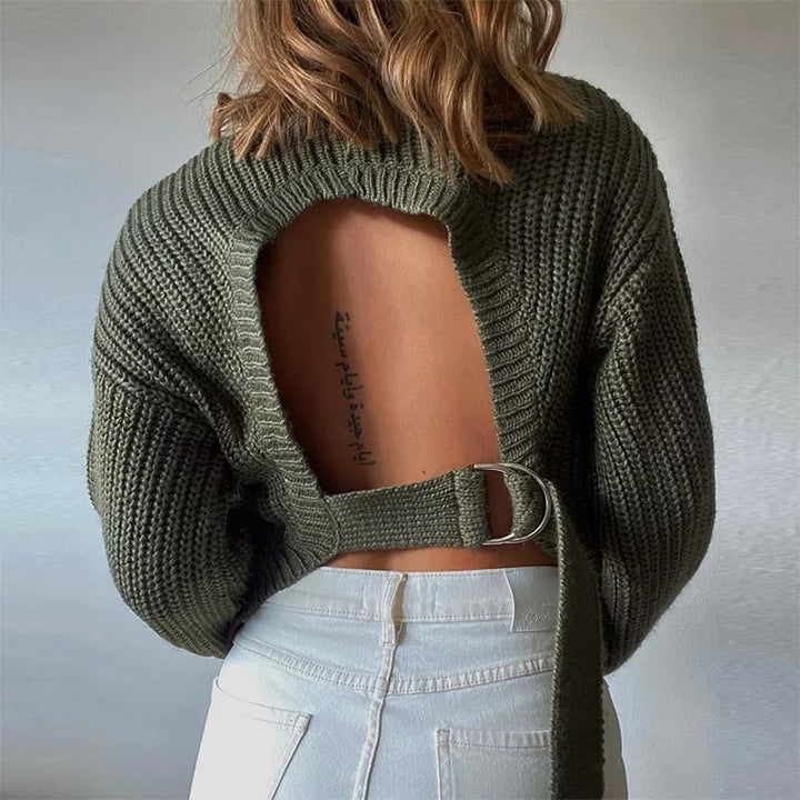 Zora Backless Knit Jumper