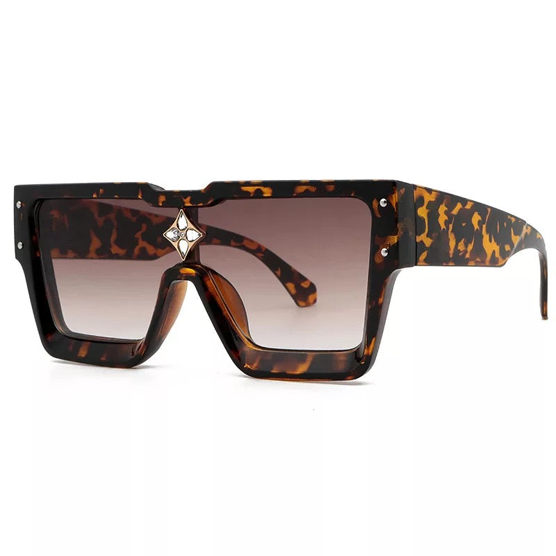 Dime Piece Sunglasses - Leopard